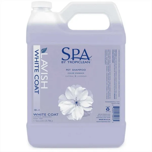 1 Gal Tropiclean Spa White Coat Shampoo - Hygiene